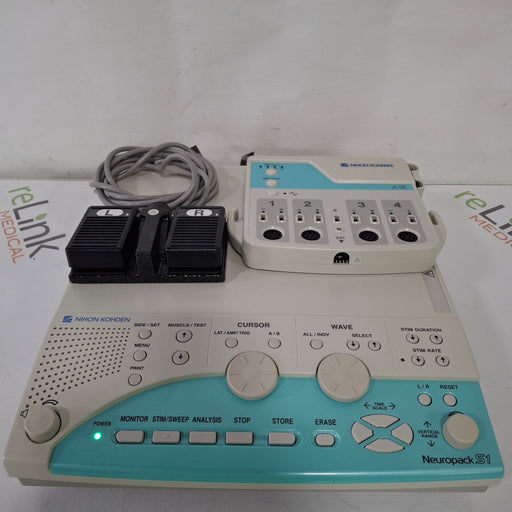 Nihon Kohden Nihon Kohden Neuropack MEB-9400A EMG Measuring System EEG EMG Sleep Systems reLink Medical