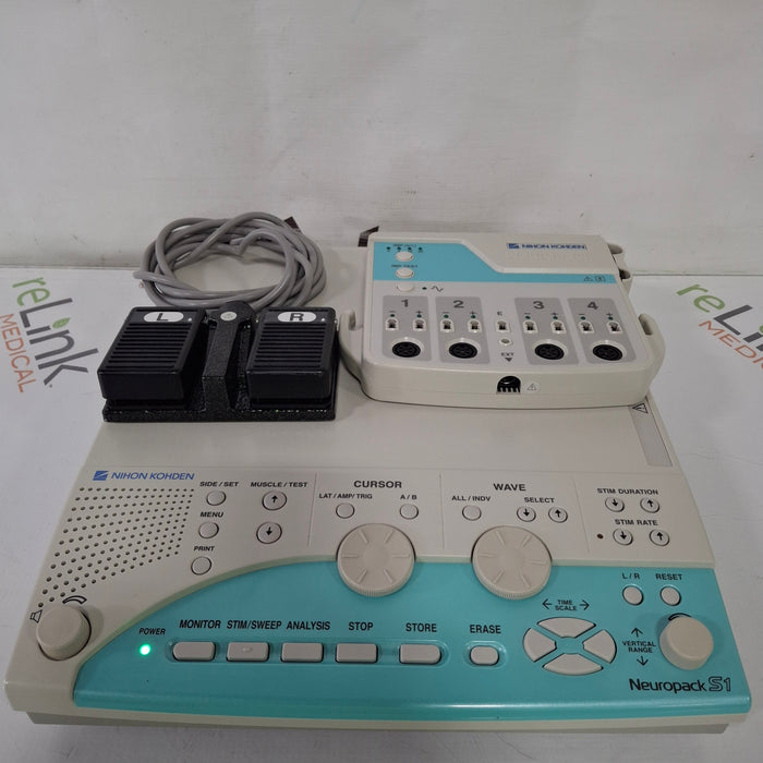 Nihon Kohden Nihon Kohden Neuropack MEB-9400A EMG Measuring System EEG EMG Sleep Systems reLink Medical