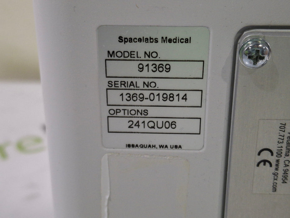 Spacelabs Healthcare Ultraview SL 91369 Monitor