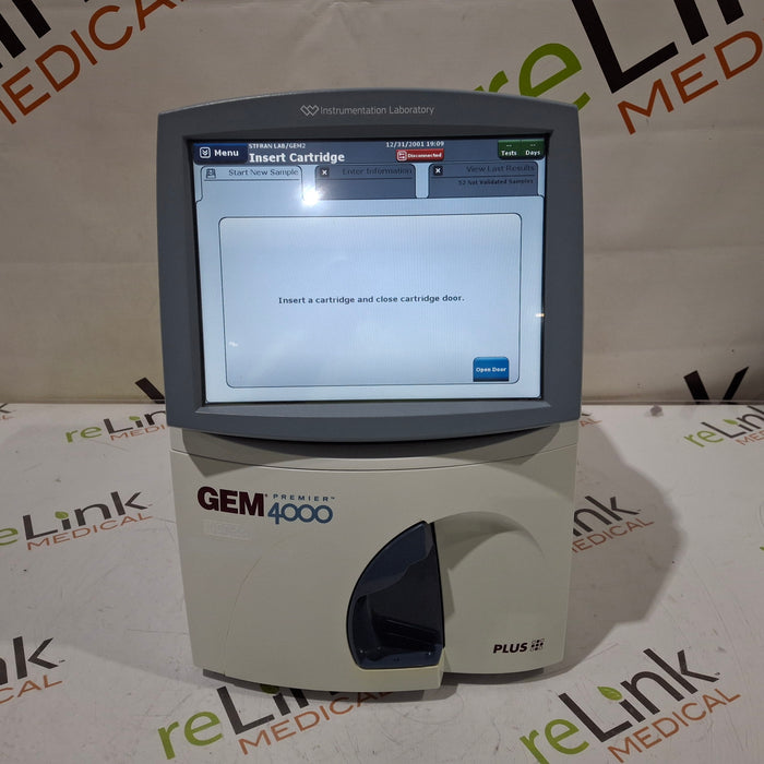 Instrumentation Laboratory Company Instrumentation Laboratory Company Gem Premier 4000 Blood Gas Analyzer Clinical Lab reLink Medical