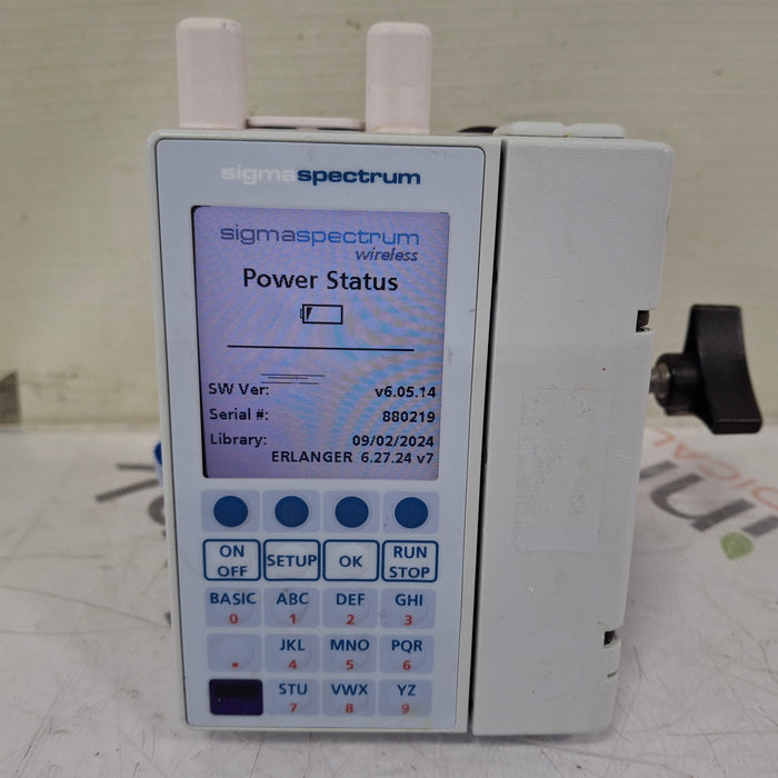 Baxter Baxter Sigma Spectrum 6.05.14 with A/B/G/N Battery Infusion Pump Infusion Pump reLink Medical