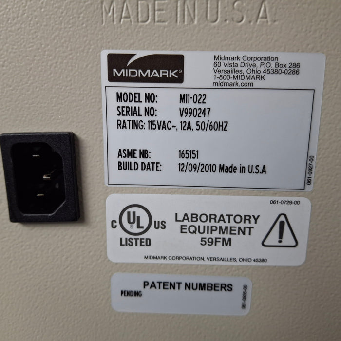 Midmark Midmark M11-022 UltraClave Autoclave Sterilizer Sterilizers & Autoclaves reLink Medical