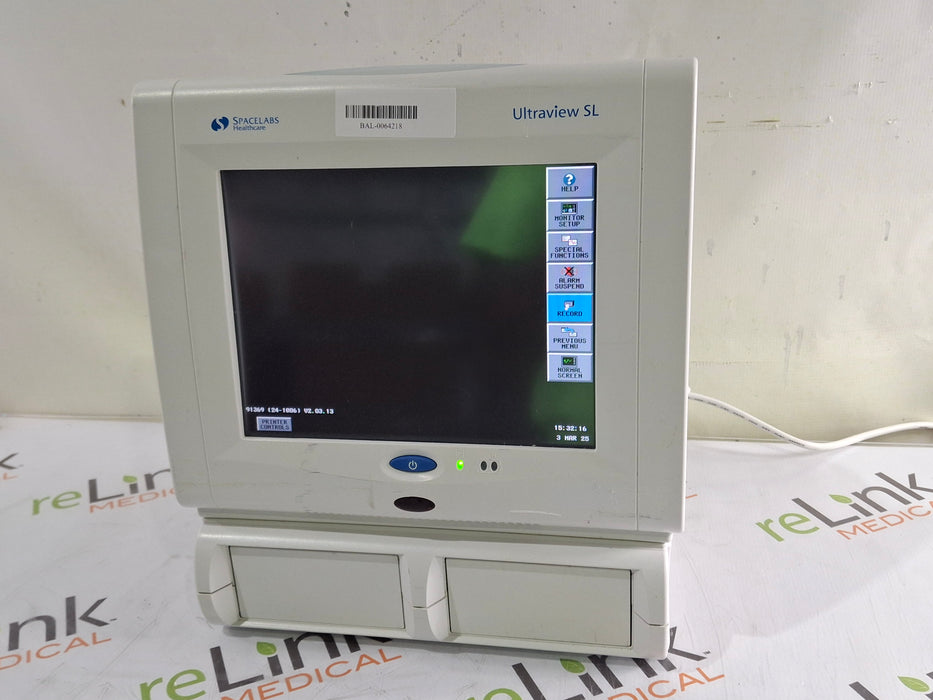 Spacelabs Healthcare Spacelabs Healthcare Ultraview SL 91369 Monitor Patient Monitors reLink Medical