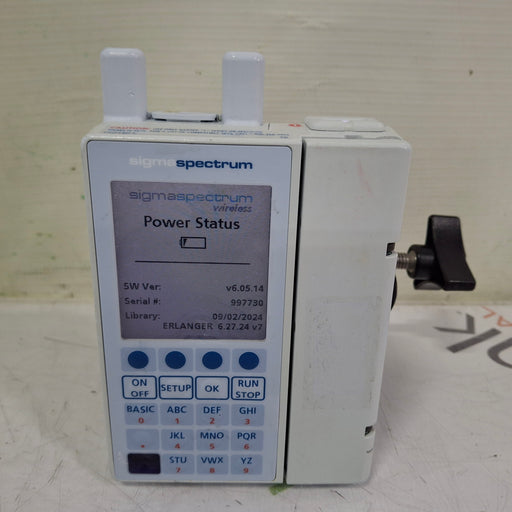 Baxter Baxter Sigma Spectrum 6.05.14 with A/B/G/N Battery Infusion Pump Infusion Pump reLink Medical