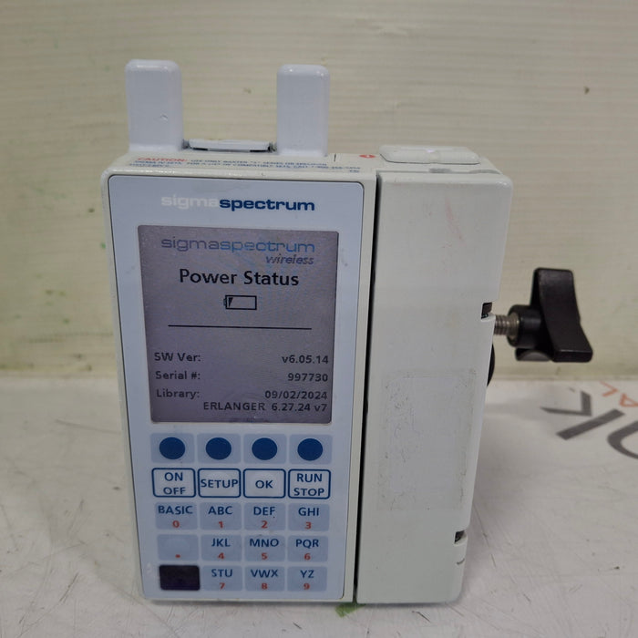 Baxter Baxter Sigma Spectrum 6.05.14 with A/B/G/N Battery Infusion Pump Infusion Pump reLink Medical