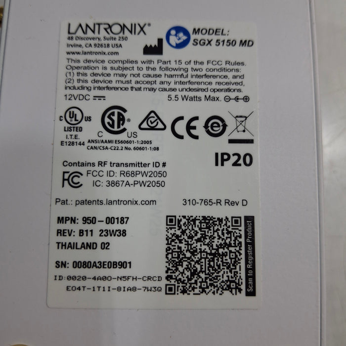 Lantronix Lantronix SGX 5150 Device Gateway Dual Band Wireless Router Computers Tablets & Networking reLink Medical
