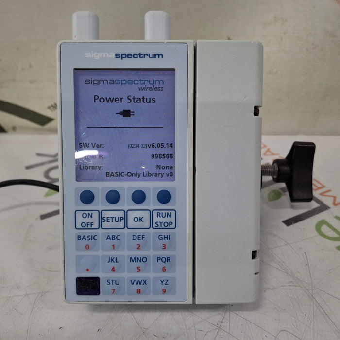 Baxter Baxter Sigma Spectrum 6.05.14 with A/B/G/N Battery Infusion Pump Infusion Pump reLink Medical