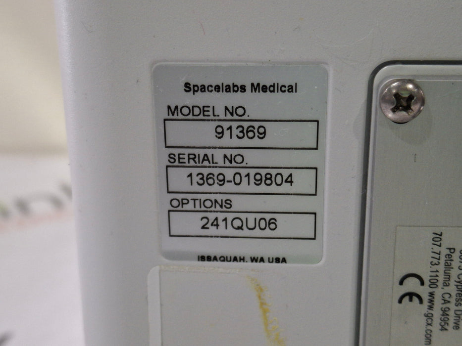 Spacelabs Healthcare Spacelabs Healthcare Ultraview SL 91369 Monitor Patient Monitors reLink Medical