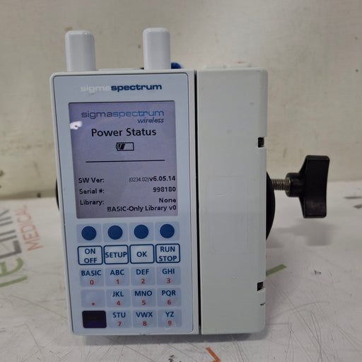 Baxter Baxter Sigma Spectrum 6.05.14 with A/B/G/N Battery Infusion Pump Infusion Pump reLink Medical