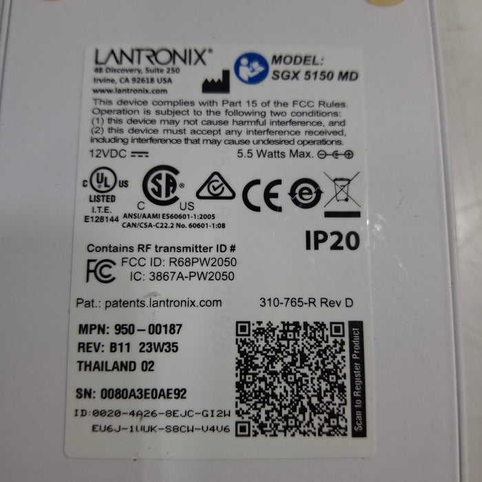 Lantronix Lantronix SGX 5150 Device Gateway Dual Band Wireless Router Computers Tablets & Networking reLink Medical