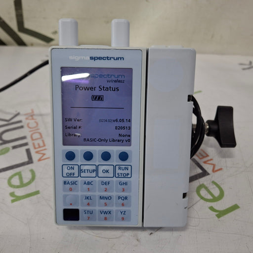 Baxter Baxter Sigma Spectrum 6.05.14 with A/B/G/N Battery Infusion Pump Infusion Pump reLink Medical