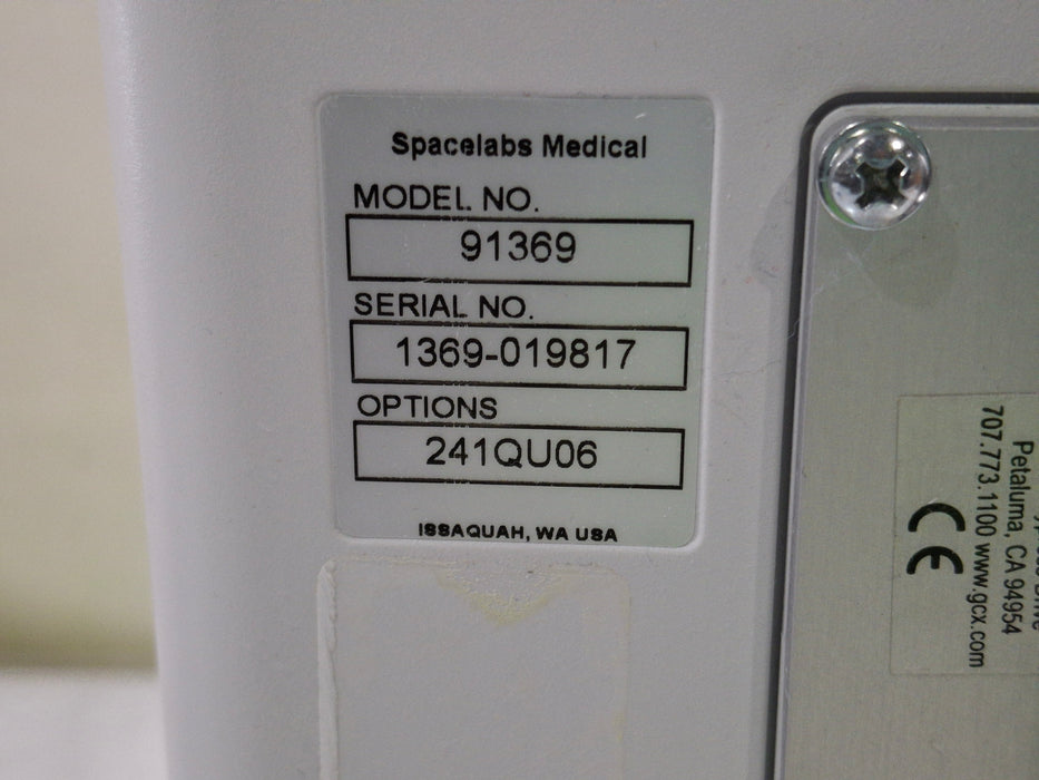 Spacelabs Healthcare Spacelabs Healthcare Ultraview SL 91369 Monitor Patient Monitors reLink Medical