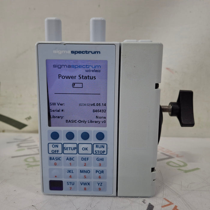 Baxter Baxter Sigma Spectrum 6.05.14 with A/B/G/N Battery Infusion Pump Infusion Pump reLink Medical