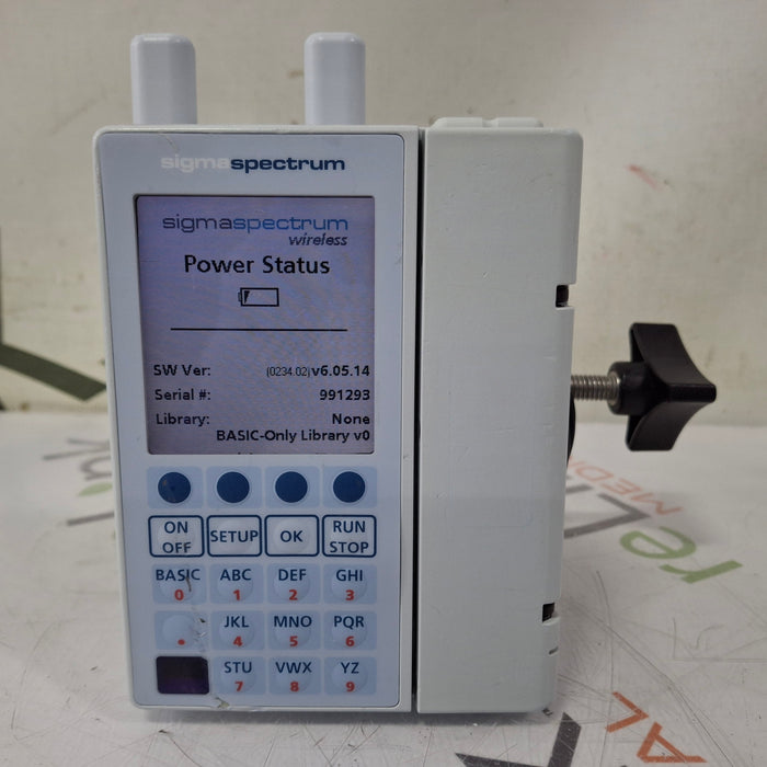 Baxter Baxter Sigma Spectrum 6.05.14 with A/B/G/N Battery Infusion Pump Infusion Pump reLink Medical