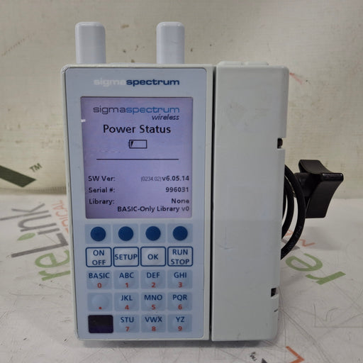 Baxter Baxter Sigma Spectrum 6.05.14 with A/B/G/N Battery Infusion Pump Infusion Pump reLink Medical