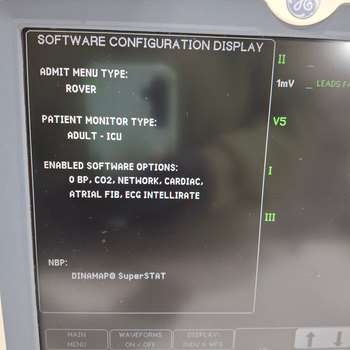 GE Healthcare GE Healthcare Dash 5000 - GE/Nellcor SpO2 Patient Monitor Patient Monitors reLink Medical