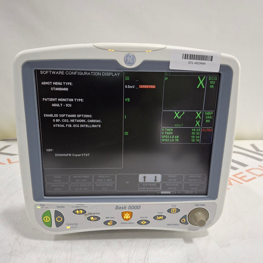 GE Healthcare GE Healthcare Dash 5000 - GE/Nellcor SpO2 Patient Monitor Patient Monitors reLink Medical