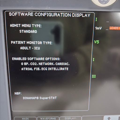 GE Healthcare GE Healthcare Dash 3000 - GE/Nellcor SpO2 Patient Monitor Patient Monitors reLink Medical