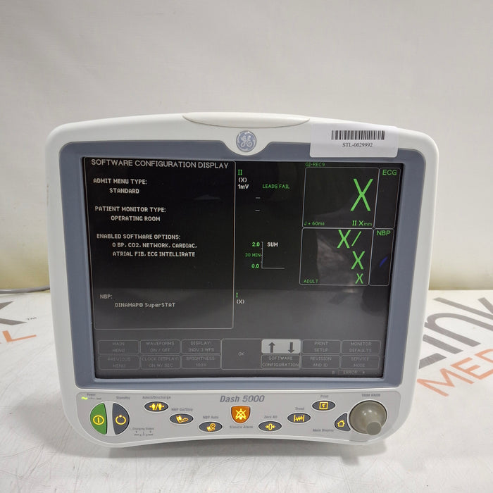 GE Healthcare GE Healthcare Dash 5000 - GE/Nellcor SpO2 Patient Monitor Patient Monitors reLink Medical