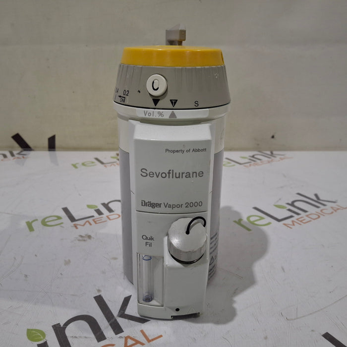 Draeger Medical Draeger Medical Vapor 2000 Sevoflurane Vaporizer Anesthesia reLink Medical