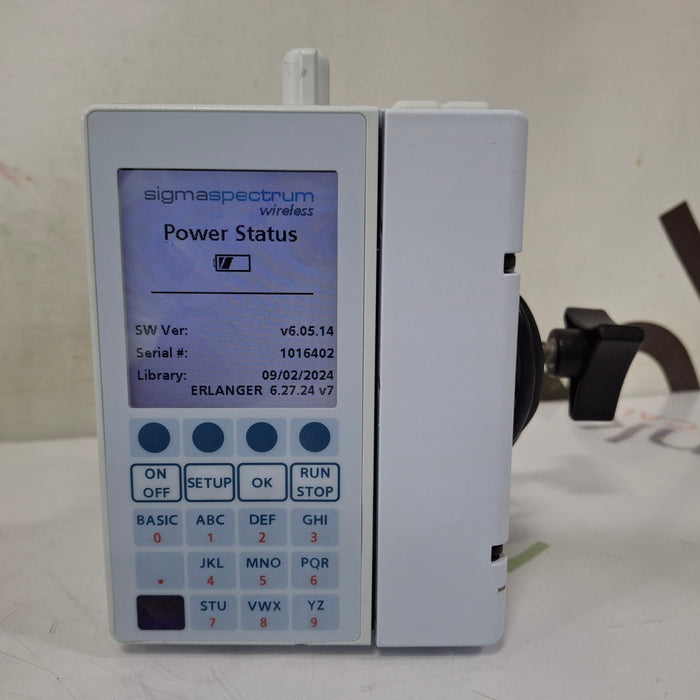 Baxter Baxter Sigma Spectrum 6.05.14 with B/G Battery Infusion Pump Infusion Pump reLink Medical
