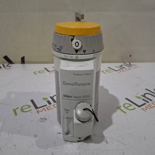 Draeger Medical Draeger Medical Vapor 2000 Sevoflurane Vaporizer Anesthesia reLink Medical