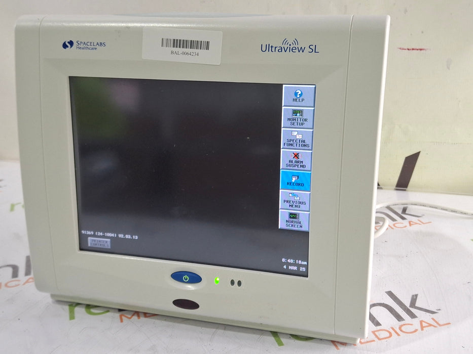 Spacelabs Healthcare Spacelabs Healthcare Ultraview SL 91369 Monitor Patient Monitors reLink Medical