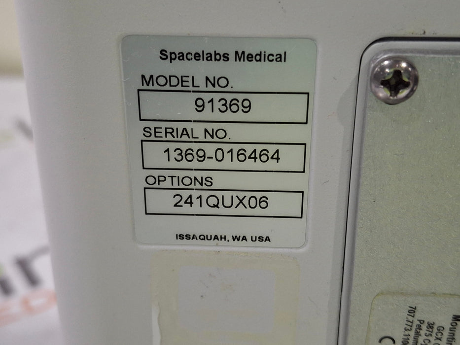 Spacelabs Healthcare Spacelabs Healthcare Ultraview SL 91369 Monitor Patient Monitors reLink Medical