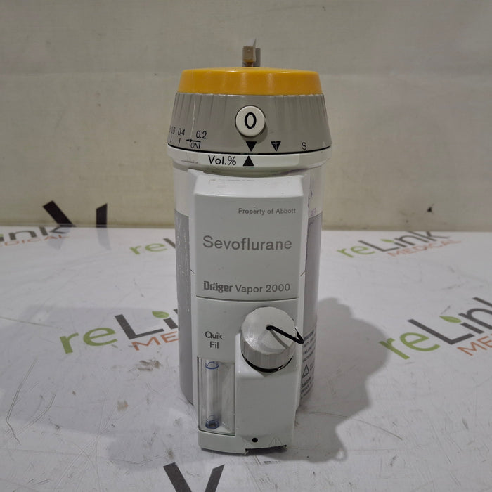 Draeger Medical Draeger Medical Vapor 2000 Sevoflurane Vaporizer Anesthesia reLink Medical