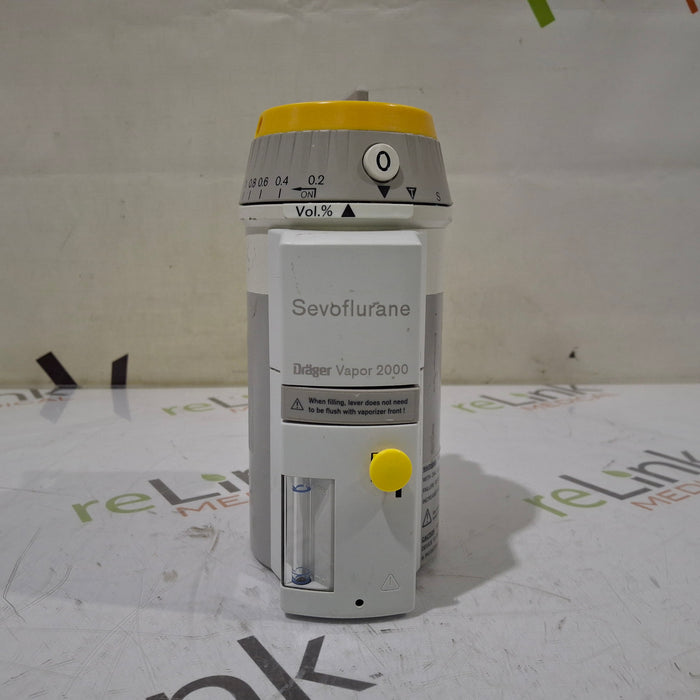 Draeger Medical Draeger Medical Vapor 2000 Sevoflurane Vaporizer Anesthesia reLink Medical