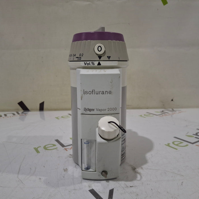 Draeger Medical Draeger Medical Vapor 2000 Isoflurane Vaporizer Anesthesia reLink Medical