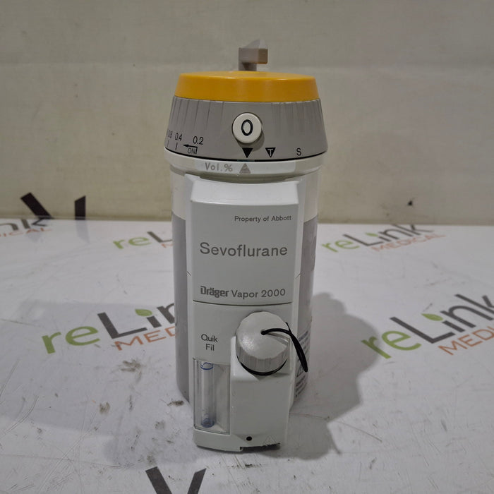 Draeger Medical Draeger Medical Vapor 2000 Sevoflurane Vaporizer Anesthesia reLink Medical