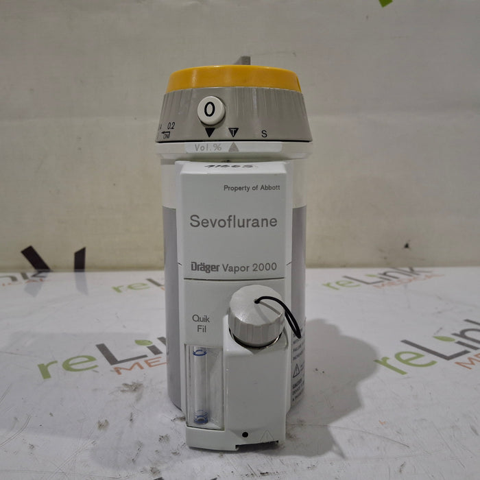 Draeger Medical Draeger Medical Vapor 2000 Sevoflurane Vaporizer Anesthesia reLink Medical
