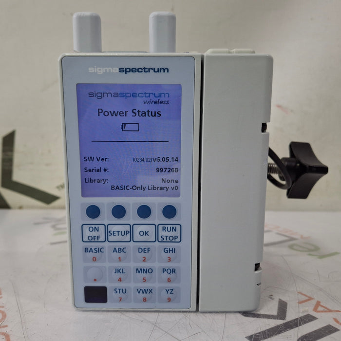 Baxter Baxter Sigma Spectrum 6.05.14 with A/B/G/N Battery Infusion Pump Infusion Pump reLink Medical