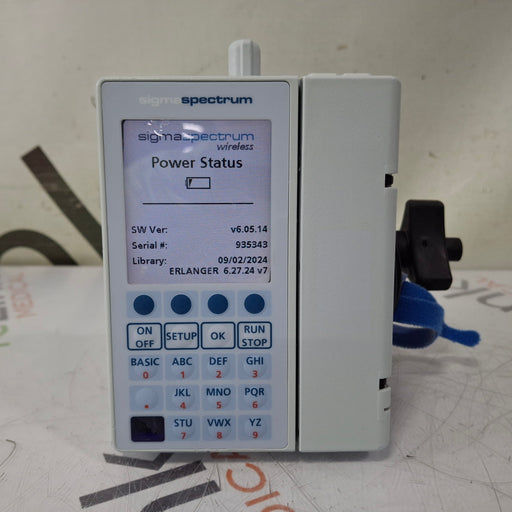 Baxter Baxter Sigma Spectrum 6.05.14 with B/G Battery Infusion Pump Infusion Pump reLink Medical
