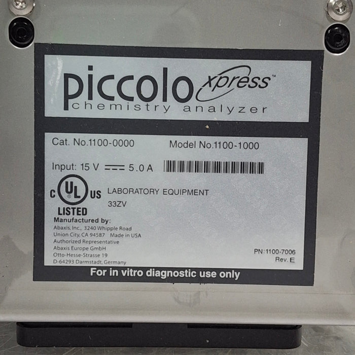 Abaxis Abaxis Piccolo Xpress Chemistry Analyzer Clinical Lab reLink Medical