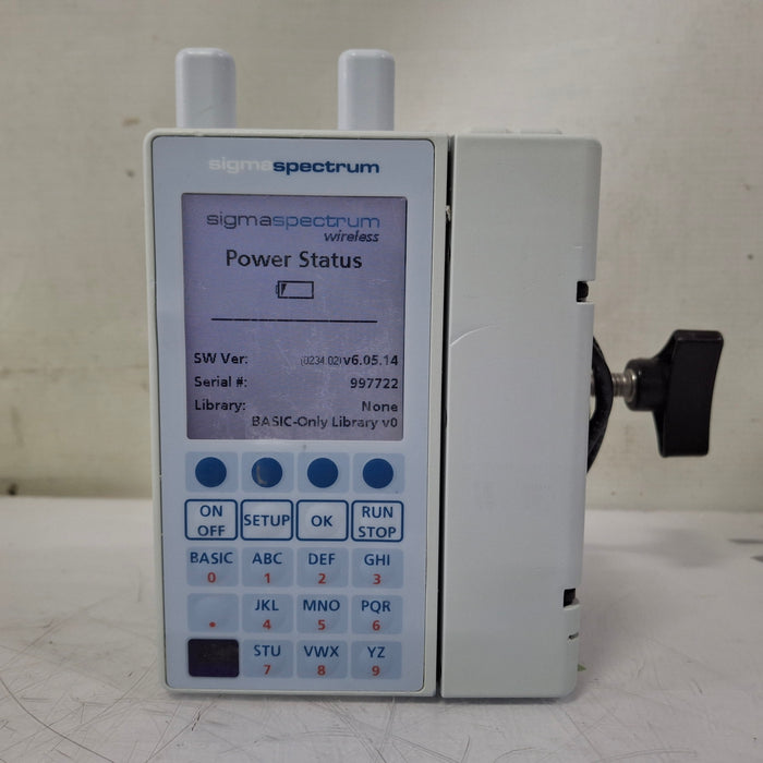 Baxter Baxter Sigma Spectrum 6.05.14 with A/B/G/N Battery Infusion Pump Infusion Pump reLink Medical