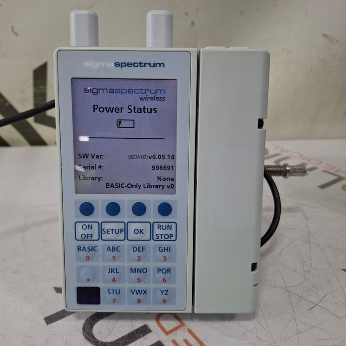 Baxter Baxter Sigma Spectrum 6.05.14 with A/B/G/N Battery Infusion Pump Infusion Pump reLink Medical