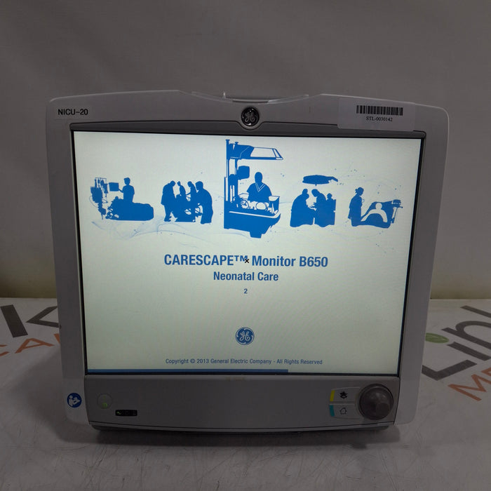 GE Healthcare Carescape B650 Neonatal Care Patient Monitor