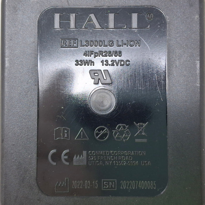 ConMed ConMed Hall L3000LG Large Lithium Battery Surgical Power Instruments reLink Medical