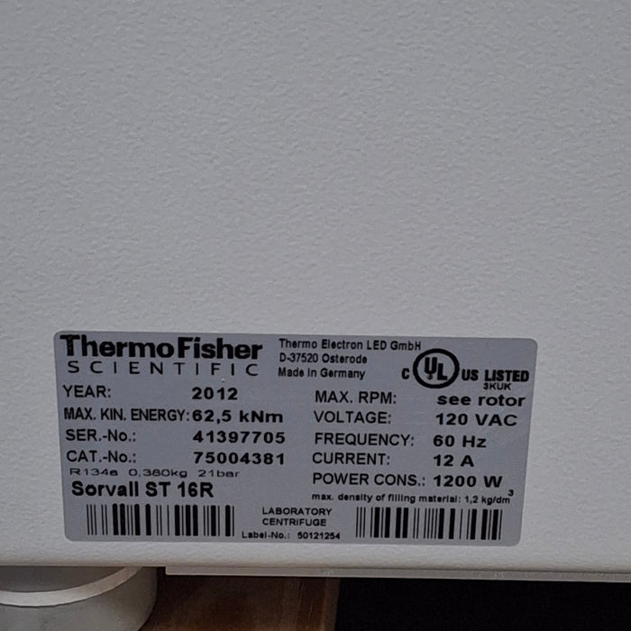 Sorvall ST16R Bench Top Refrigerated Centrifuge