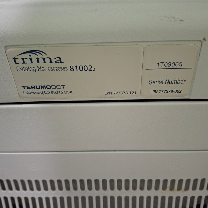 Gambro Gambro Trima Accel Automated Blood Collection System Dialysis reLink Medical