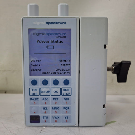 Baxter Baxter Sigma Spectrum 6.05.14 with A/B/G/N Battery Infusion Pump Infusion Pump reLink Medical