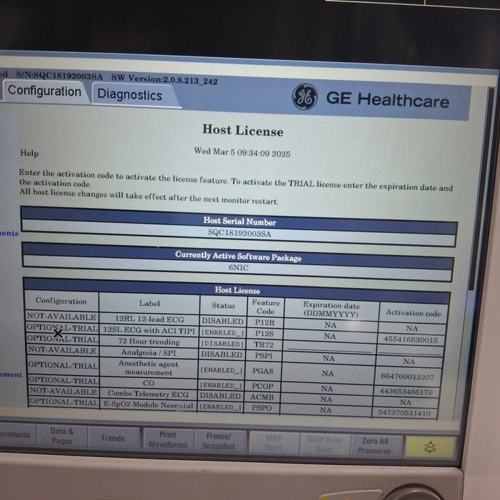 GE Healthcare GE Healthcare Carescape B650 Neonatal Care Patient Monitor Patient Monitors reLink Medical