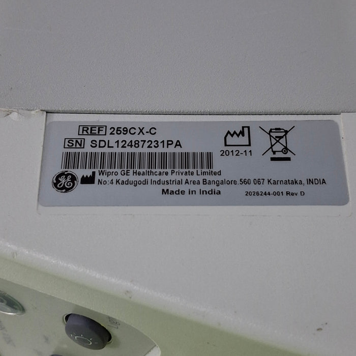 GE Healthcare GE Healthcare Corometrics 250cx Series Model 259cx-c Fetal Monitor Patient Monitors reLink Medical