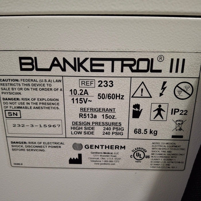 Cincinnati Sub-Zero CSZ Cincinnati Sub-Zero CSZ Blanketrol III Hypothermia Unit Temperature Control Units reLink Medical