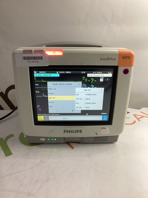 Philips Philips Intellivue MP5 - ECG, Fast SpO2, NIBP, Press, Temp Patient Monitor Patient Monitors reLink Medical