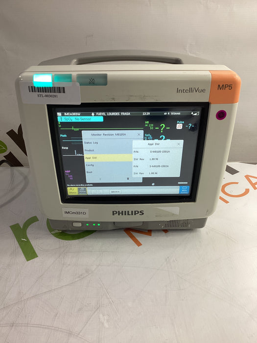 Philips Philips Intellivue MP5 - ECG, Fast SpO2, NIBP, Press, Temp Patient Monitor Patient Monitors reLink Medical