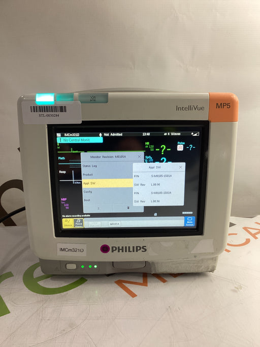 Philips Philips IntelliVue MP5 SpO2, ECG, NIBP, IBP, Temp, CO2 Patient Monitor Patient Monitors reLink Medical