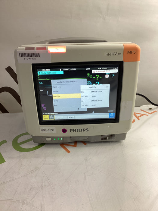 Philips Philips IntelliVue MP5 SpO2, ECG, NIBP, IBP, Temp, CO2 Patient Monitor Patient Monitors reLink Medical